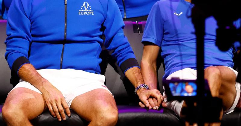 El tierno gesto entre Nadal y Federer en su despedida del tenis que pasoacute inadvertido