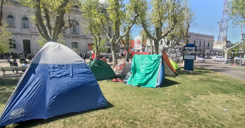 El acampe del Frente de Organizaciones en Lucha en fotos