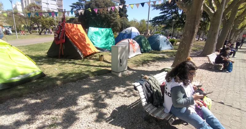 El acampe del Frente de Organizaciones en Lucha en fotos