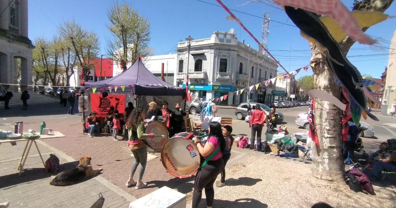 El acampe del Frente de Organizaciones en Lucha en fotos