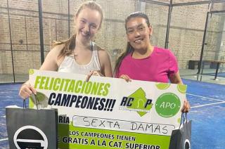 Las campeonas en Sexta Damas