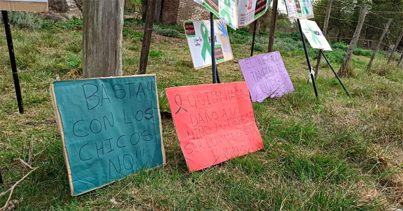 Barrio Los Cuarteles- vecinos marcharon para visibilizar un abuso