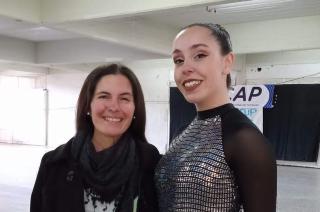 Marcela Romera y Luz Kremer durante el evento