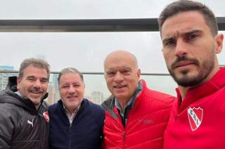 Ritondo junto a Fabi�n Doman Néstor Grindetti y Juan Marconi