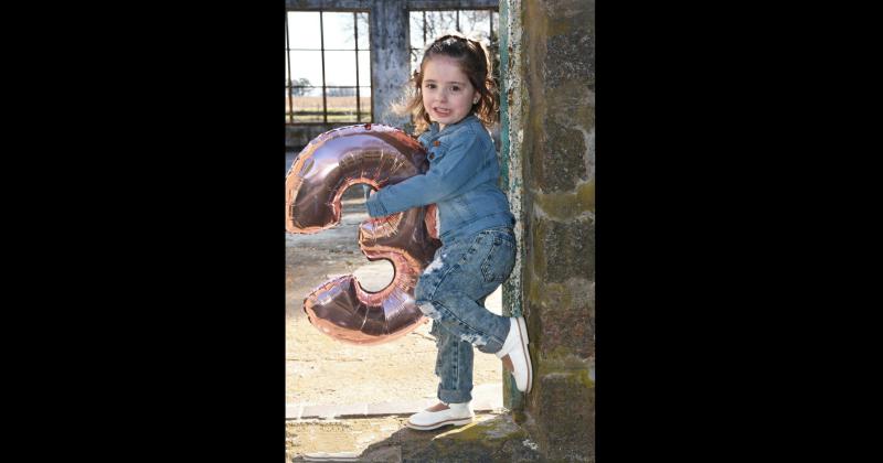 Martina Fern�ndez 3 años (Fotografía Miriam Castellano)