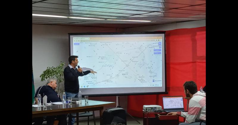 Olavarriacutea en zona de riesgo de incendios- reunioacuten clave de tecnologiacutea aplicada 