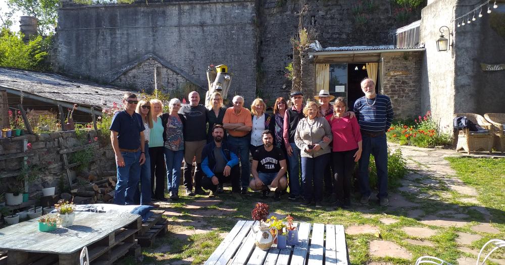 Investigadores eslovacos visitaron Sierras Bayas y mantuvieron un encuentro con la colectividad