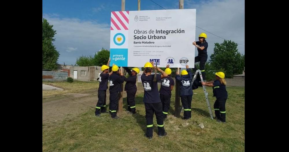 Empezoacute la primera obra de integracioacuten comunitaria en el barrio Matadero