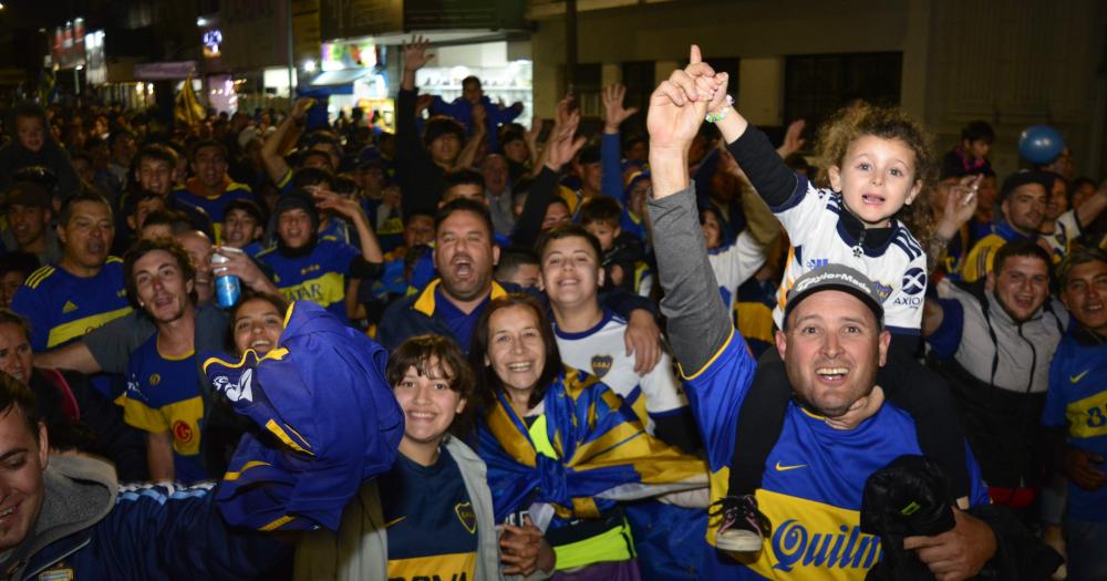 Boca es campeoacuten y hubo festejo en la ciudad