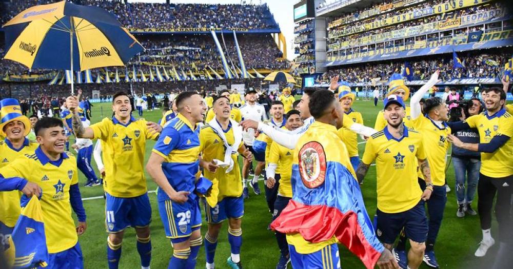 Las fotos de Boca campeoacuten de la Liga Argentina 