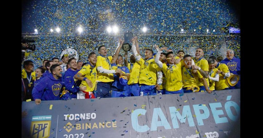 Las fotos de Boca campeoacuten de la Liga Argentina 