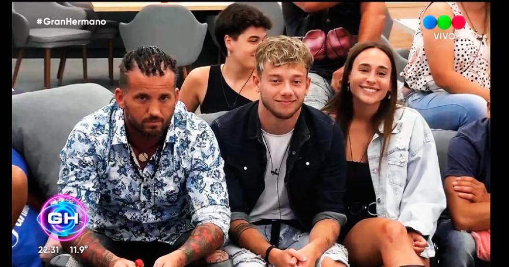 Juan Nacho y Martina fueron los tres nominados de la segunda semana de Gran Hermano