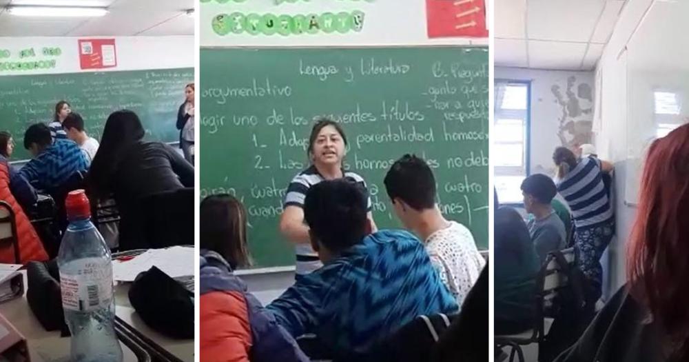 Riacuteo Negro- una mujer atacoacute a trompadas a un chico al acusarlo de hacerle bullying a su hijo