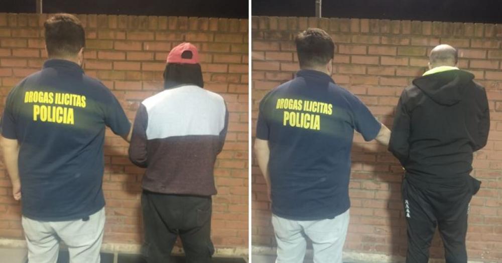 Tras un allanamiento aprehendieron a dos hombres por vender cocaiacutena