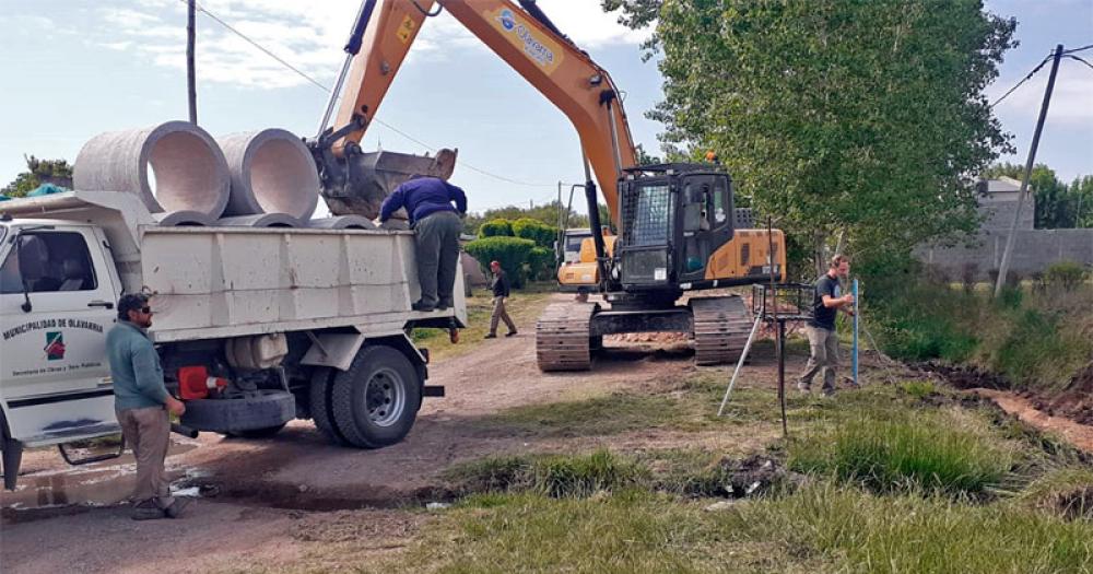 Se realizaron trabajos de mantenimiento en Hinojo y Recalde