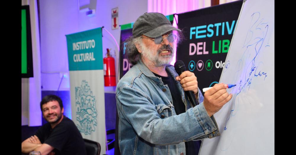 Pedro Saborido cerró el Festival del Libro