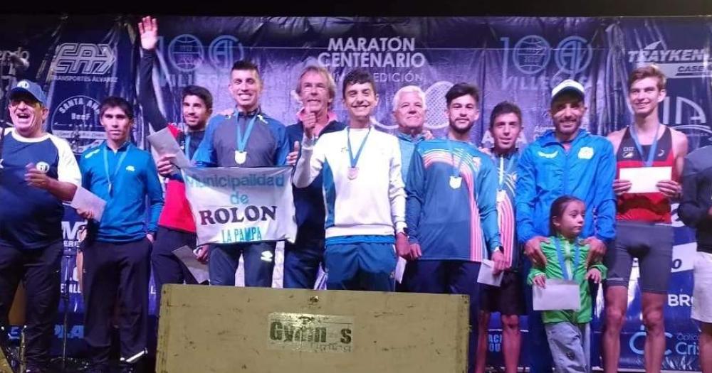 Fernndez y Landaburú compitieron en los 10K en General Villegas