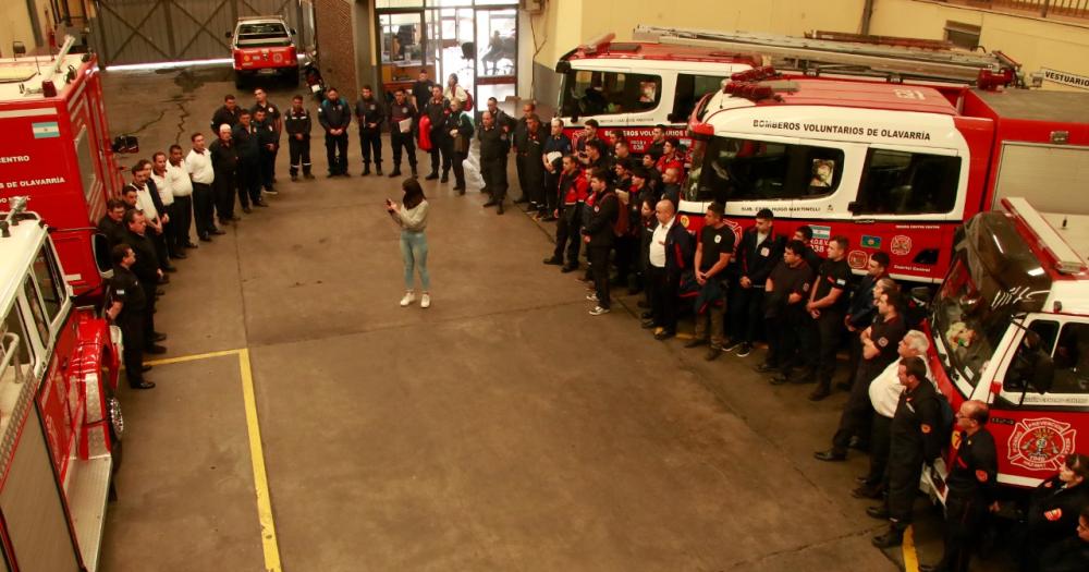 Jornada de formacioacuten en el Cuartel de Bomberos de Olavarriacutea