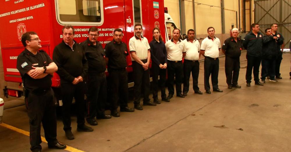 Jornada de formacioacuten en el Cuartel de Bomberos de Olavarriacutea