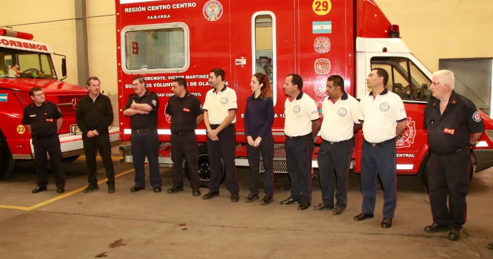 Jornada de formacioacuten en el Cuartel de Bomberos de Olavarriacutea