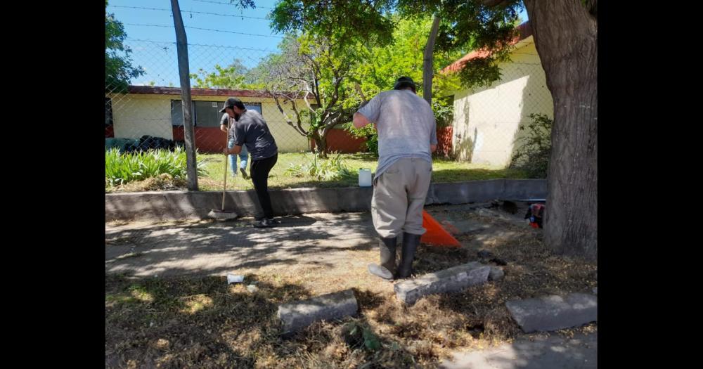 Jornada solidaria en la Escuela 502