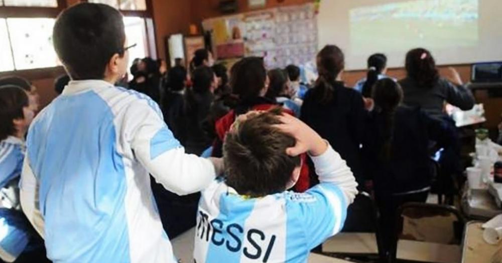 iquestArgentina Mundialista- podraacuten entrar tarde o salir antes los estudiantes