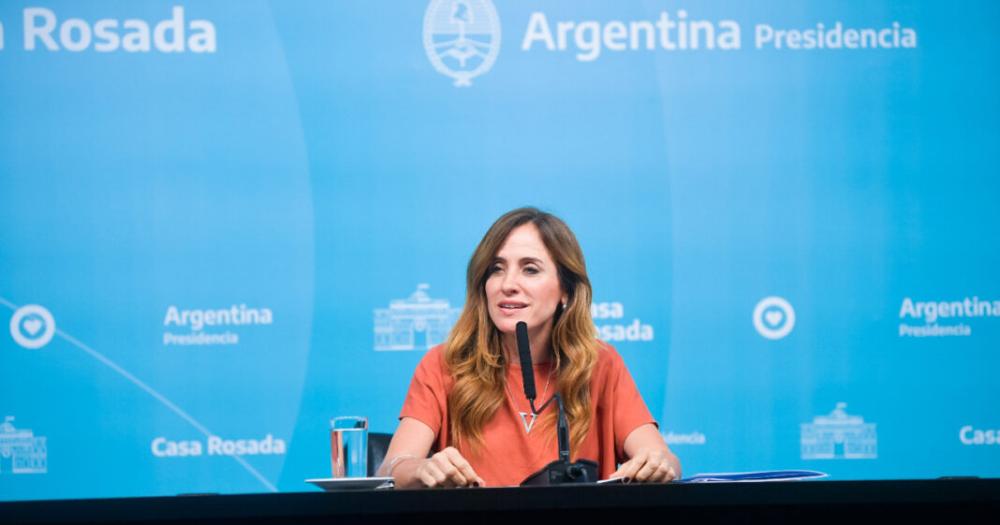 En Casa Rosada Tolosa Paz dio una conferencia de prensa