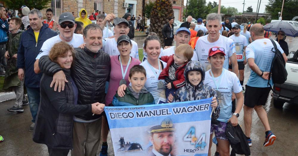 La familia de Diego Wagner finalizada la competencia