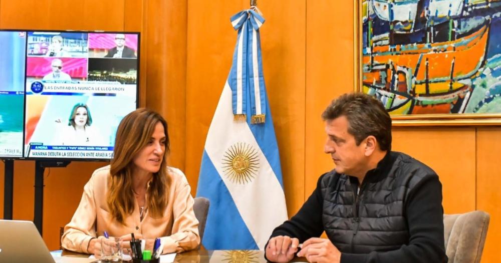 Tolosa Paz se reunió con Sergio Massa por indicación de Alberto Fern�ndez