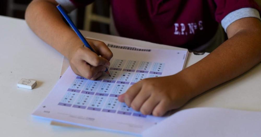 Cinco escuelas de Olavarriacutea realizan la prueba Aprender en nivel primario