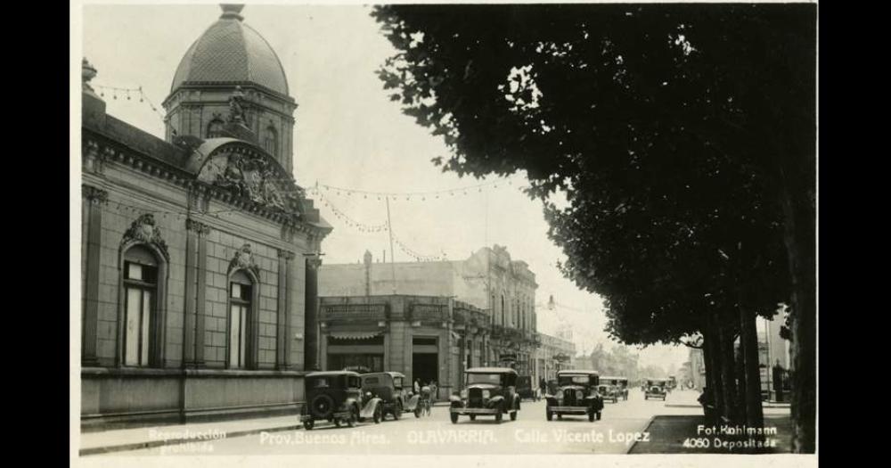 El edificio del ex Banco de Olavarriacutea