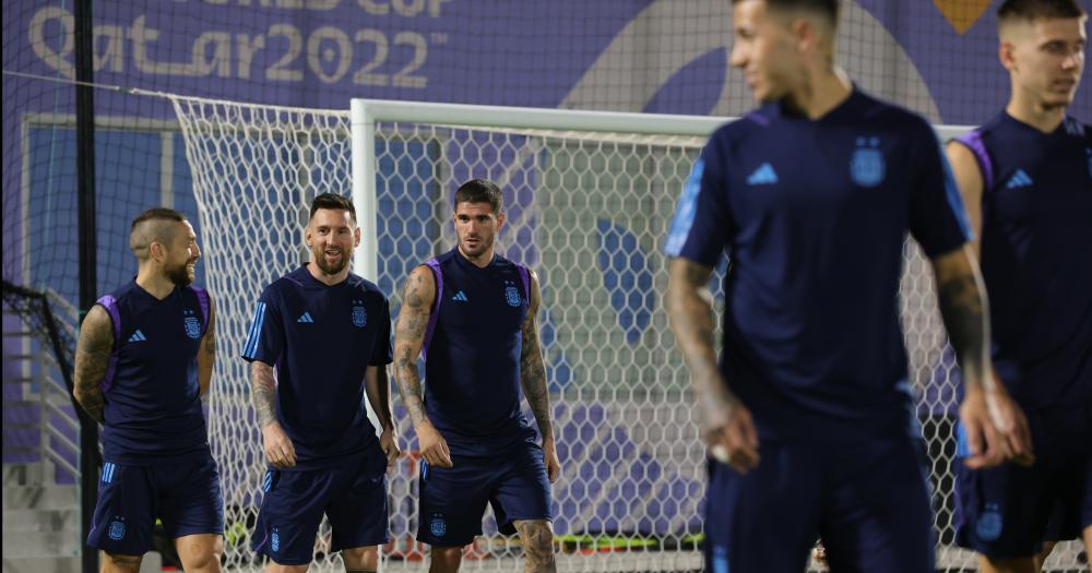 Uacuteltimo entrenamiento antes de Australia- Scaloni tiene dudas para el 11