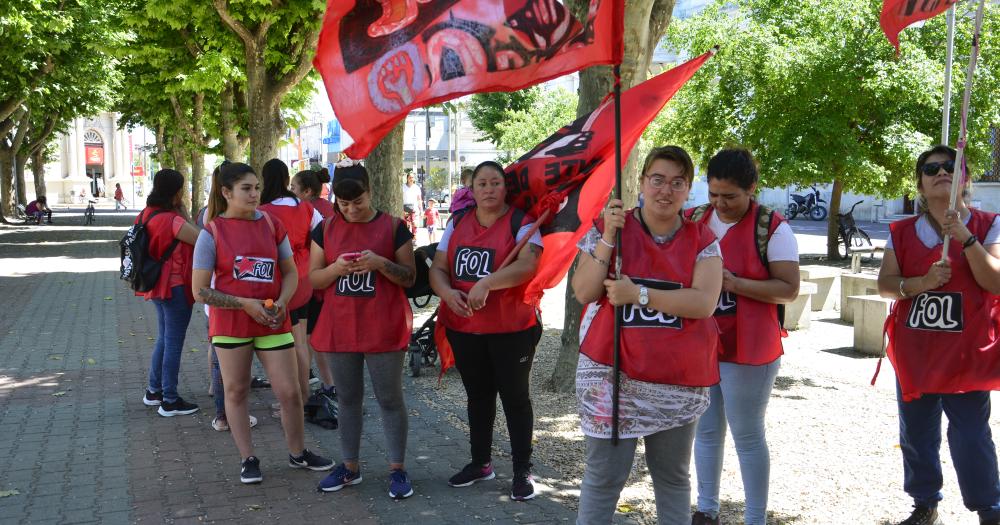 Piquetazo nacional- el Frente de Organizaciones en Lucha reclamoacute en Olavarriacutea