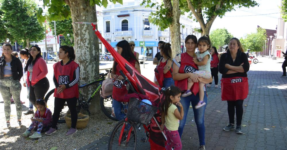 Piquetazo nacional- el Frente de Organizaciones en Lucha reclamoacute en Olavarriacutea