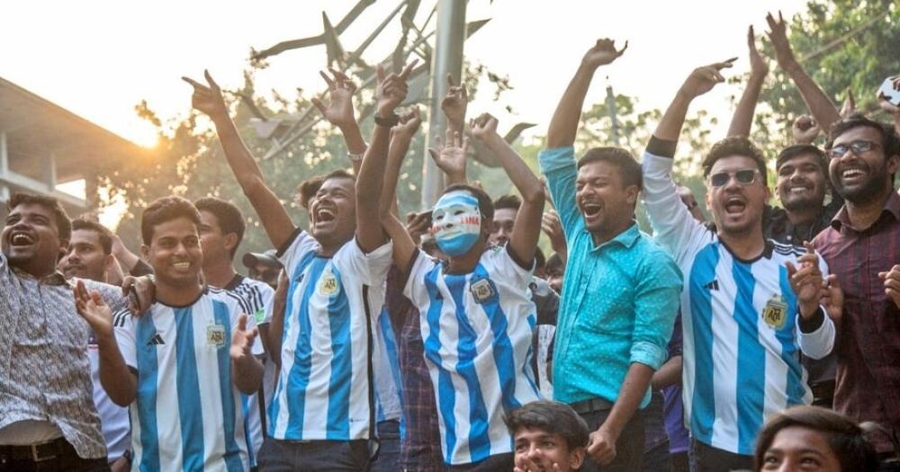 Bangladesh fue una fiesta por el triunfo de Argentina