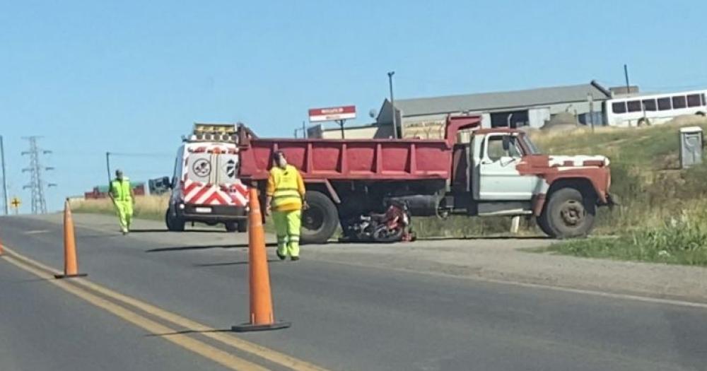 Tandil- un motociclista fallecioacute en un choque sobre la Ruta 226