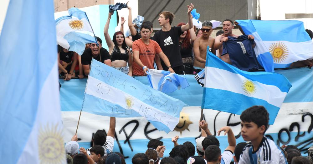 Argentina es campeoacuten del mundo y el pueblo estaacute en la calle