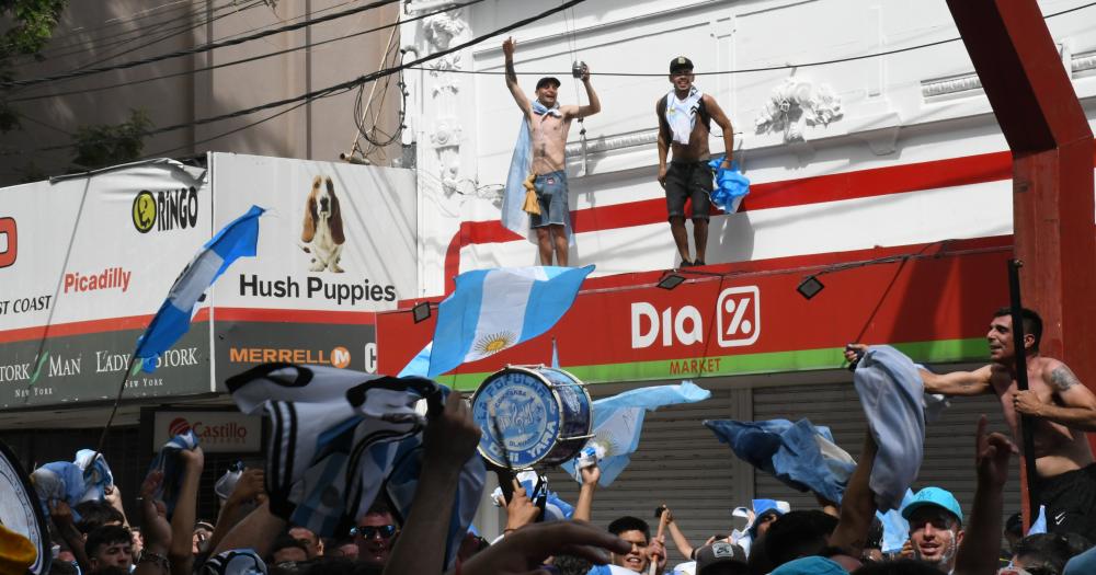 Argentina es campeoacuten del mundo y el pueblo estaacute en la calle