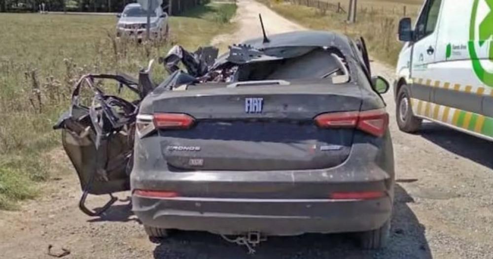 Murioacute un tandilense de 22 antildeos tras un choque frontal en la Ruta Nacional 226