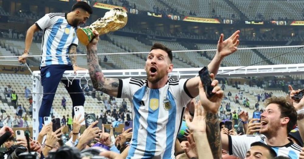 El mensaje de Messi a un mes del tiacutetulo Mundial de Qatar 2022- Gracias Dios por tanto