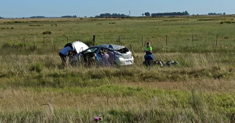 Traacutegico vuelco en la ruta 226- fallecioacute una mujer de Trenque Lauquen