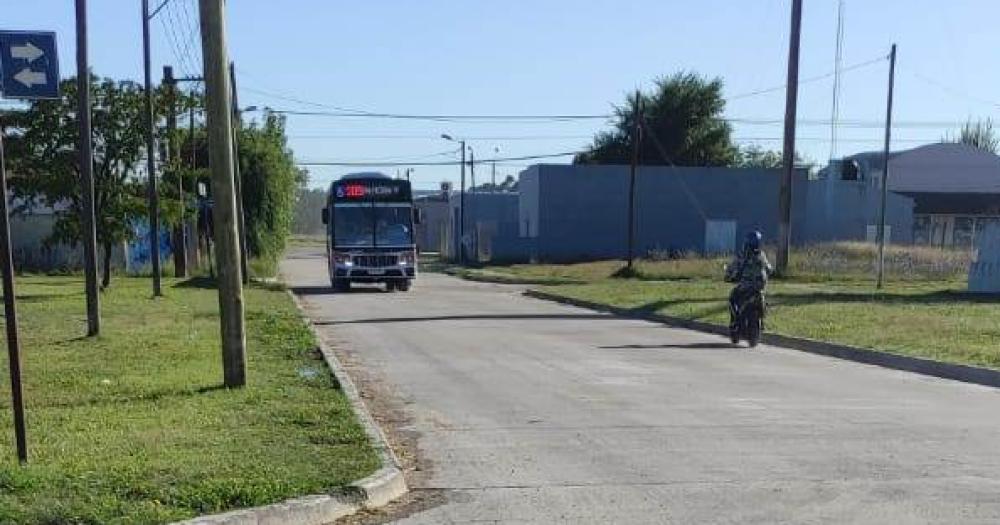 El transporte interurbano ya circula por el barrio AOMA