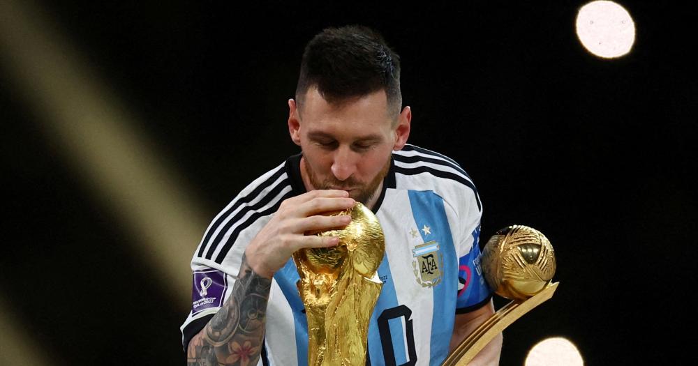 Messi habloacute por primera vez despueacutes de ser campeoacuten del mundo