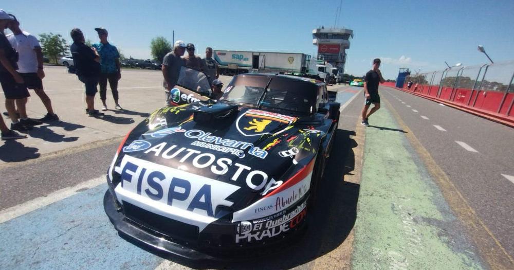 Agustín Herrera volvió este miércoles al TC Pista En la prueba de Olavarría recibió el cariño de mucha gente