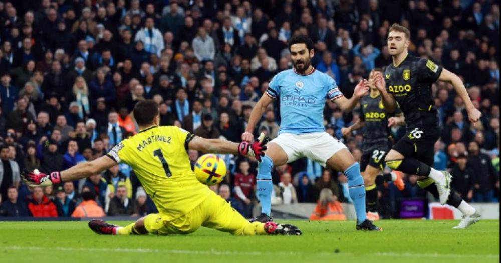 El Manchester City le ganó 3 a 1 al Aston Villa