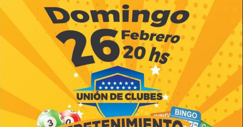 Vuelve el Bingo de la Unioacuten de Clubes