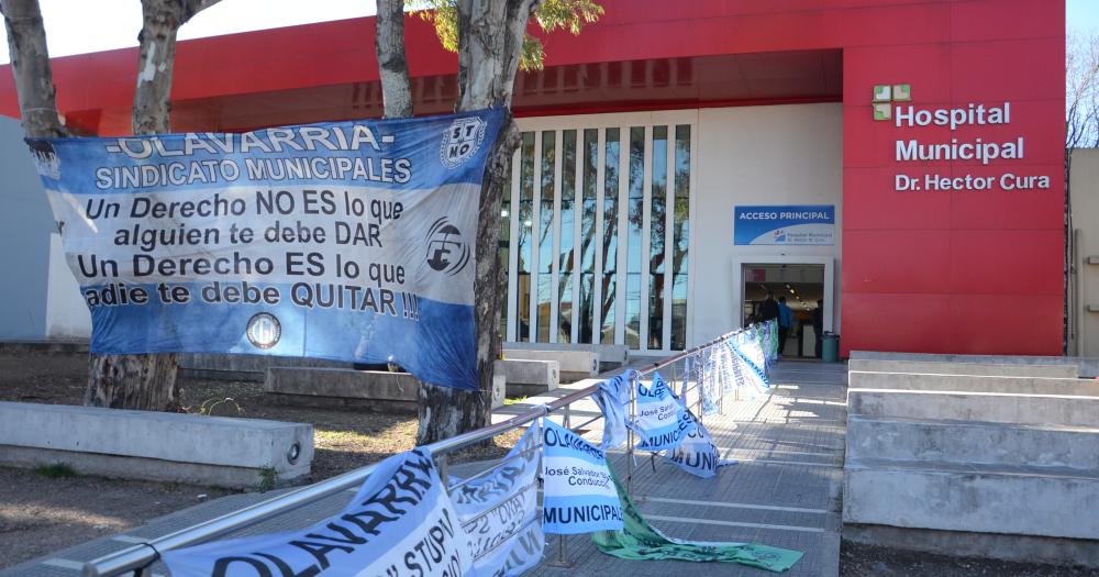 Por el estado de asamblea permanente se suspendieron los turnos en el Hospital