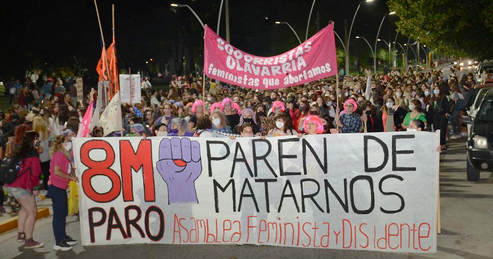 Con movilizaciones en todo el paiacutes se conmemora el Diacutea Internacional de la Mujer