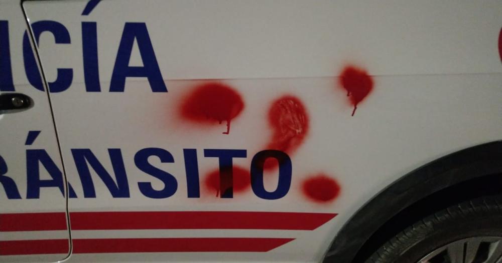 Habraacute denuncia por las pintadas durante el 8M