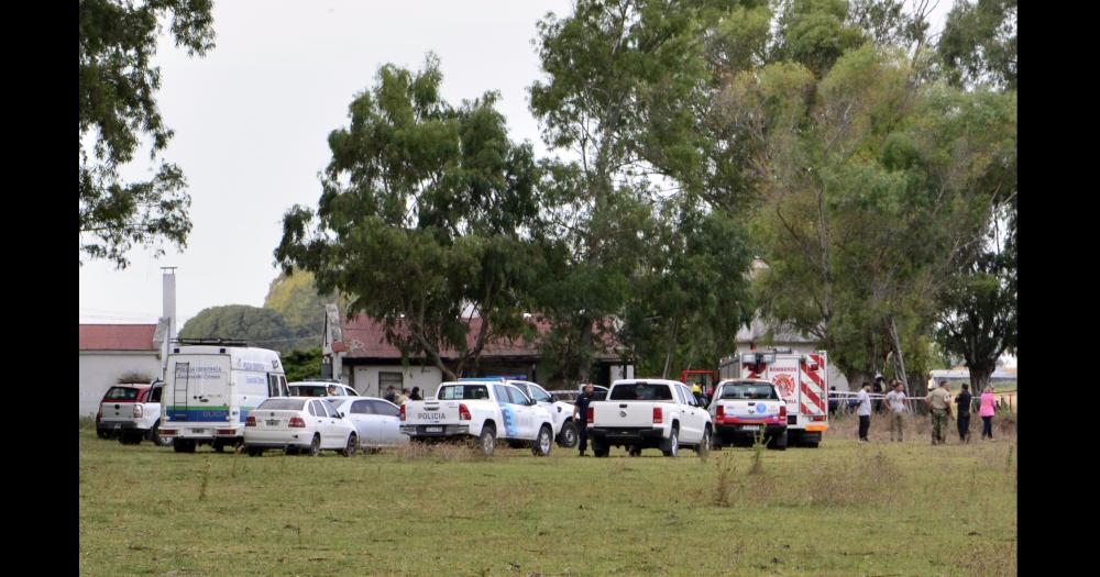 El sitio en el que fue hallado el cuerpo de Sofía Belén Vicente